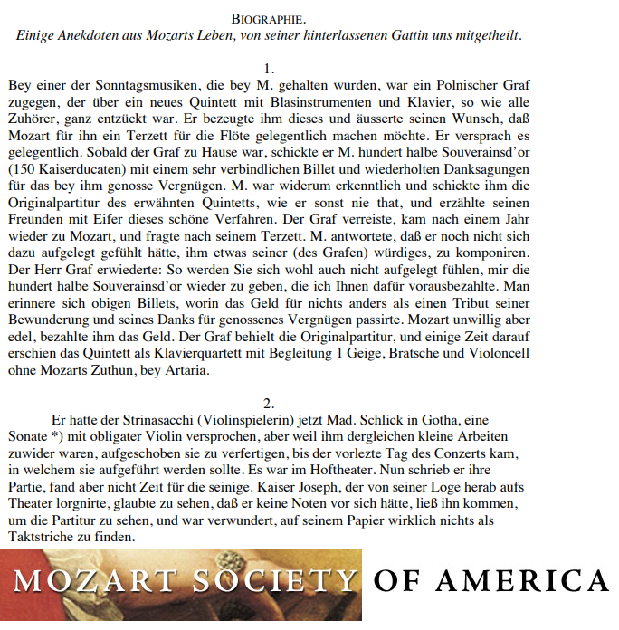 MozartCircleCN's tweet photo. #MozartRareImportantDocuments #MozartSocietyOfAmerica
@mozart_usa
from #EarlyMozartBiographies Discover online:
A few anecdotes on #Mozart life by his wife #Constanze, among them the #MakingOf of #DonGiovanni overture &amp; #HaydnQuartets! #ff 

@HaydnSocGB

https://t.co/46xiX2msC3 https://t.co/vIOVWgDeer