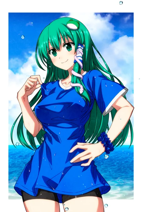Tシャツ早苗さん! #東方Project
