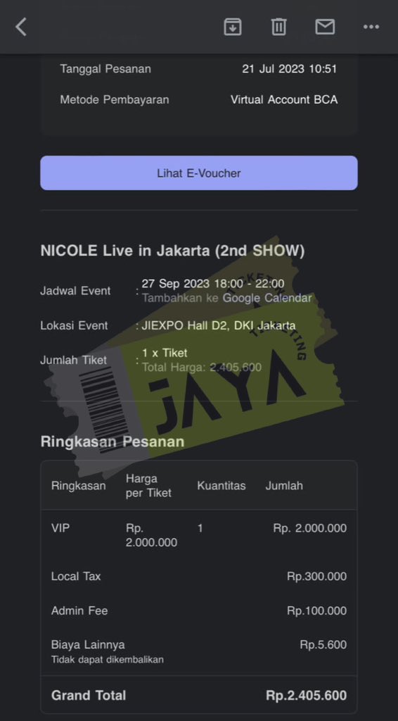 ticketingjaya's tweet photo. wts niki — nicole live in jakarta 2nd show (27sep)
price in picture no fee

#wtsniki #wtsnicole #wtsnicoletourjakarta https://t.co/wCFZgR5XEV
