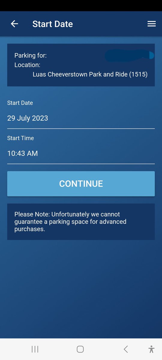 MissNicAnRi's tweet photo. @Luas This is Cheeverstown park and ride on the app. No block for future parking.
I submitted a query in the contact section of the app Tuesday night but nobody has replied to me. https://t.co/5lv2H0CIjI