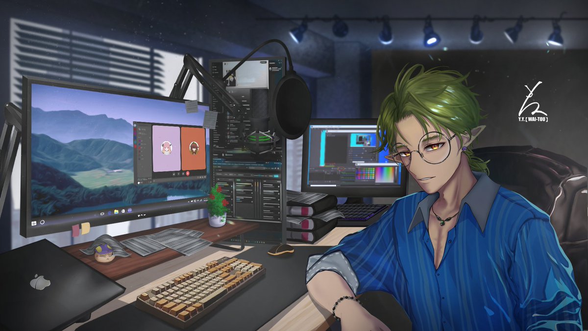 Y.Y.【WAI-TOU】Illust & Pv tweet media
