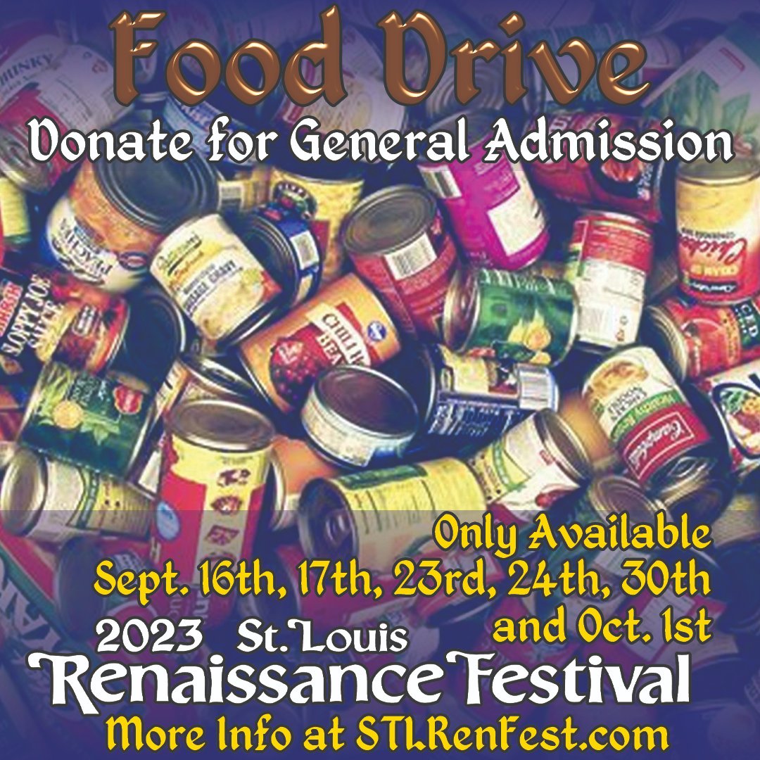 🚨STOP!🚨Get general admission TODAY!
etix.com/ticket/p/34881…
#themedweekends #trending #renaissance #festival #familyfriendly #fairy #fun #fyp #stlrenfest #stlkegsneggs #fooddrive #blooddrive #sponsors #partners #clothingdrive