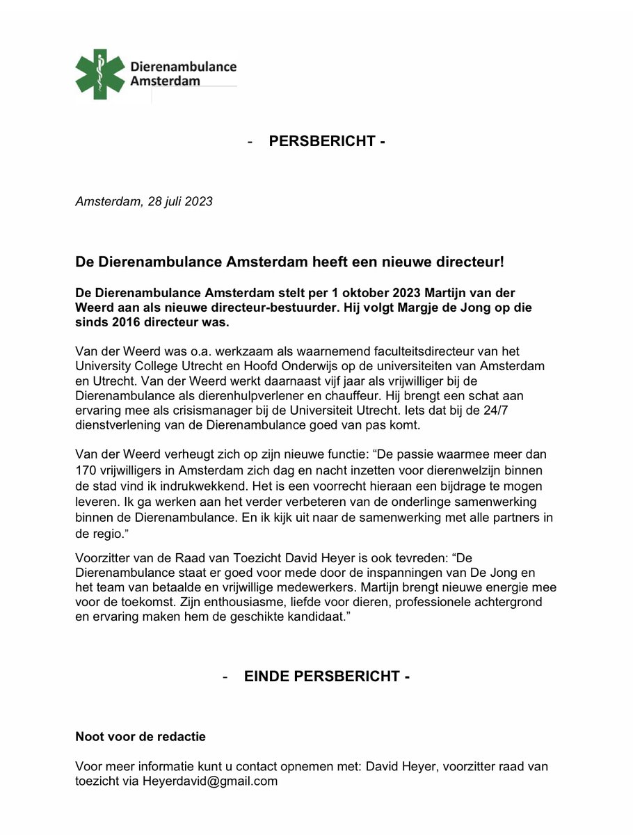 Dierenambulance Amsterdam tweet media