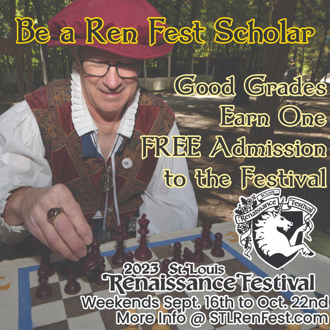 🚨STOP!🚨Get general admission TODAY!
etix.com/ticket/p/34881…
#themedweekends #trending #renaissance #festival #familyfriendly #fairy #fun #fyp #stlrenfest #stlkegsneggs #fooddrive #blooddrive #sponsors #partners #clothingdrive