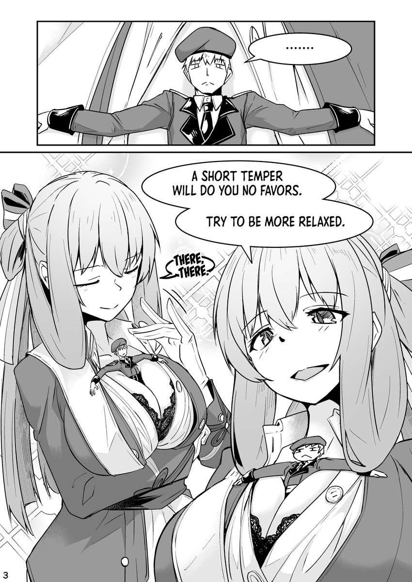 Springfield and Commander  Commission done by @sinitidennis #girlsfrontline #少女前線 #巨大娘 #giantess #소녀전선 #ドルフロ
