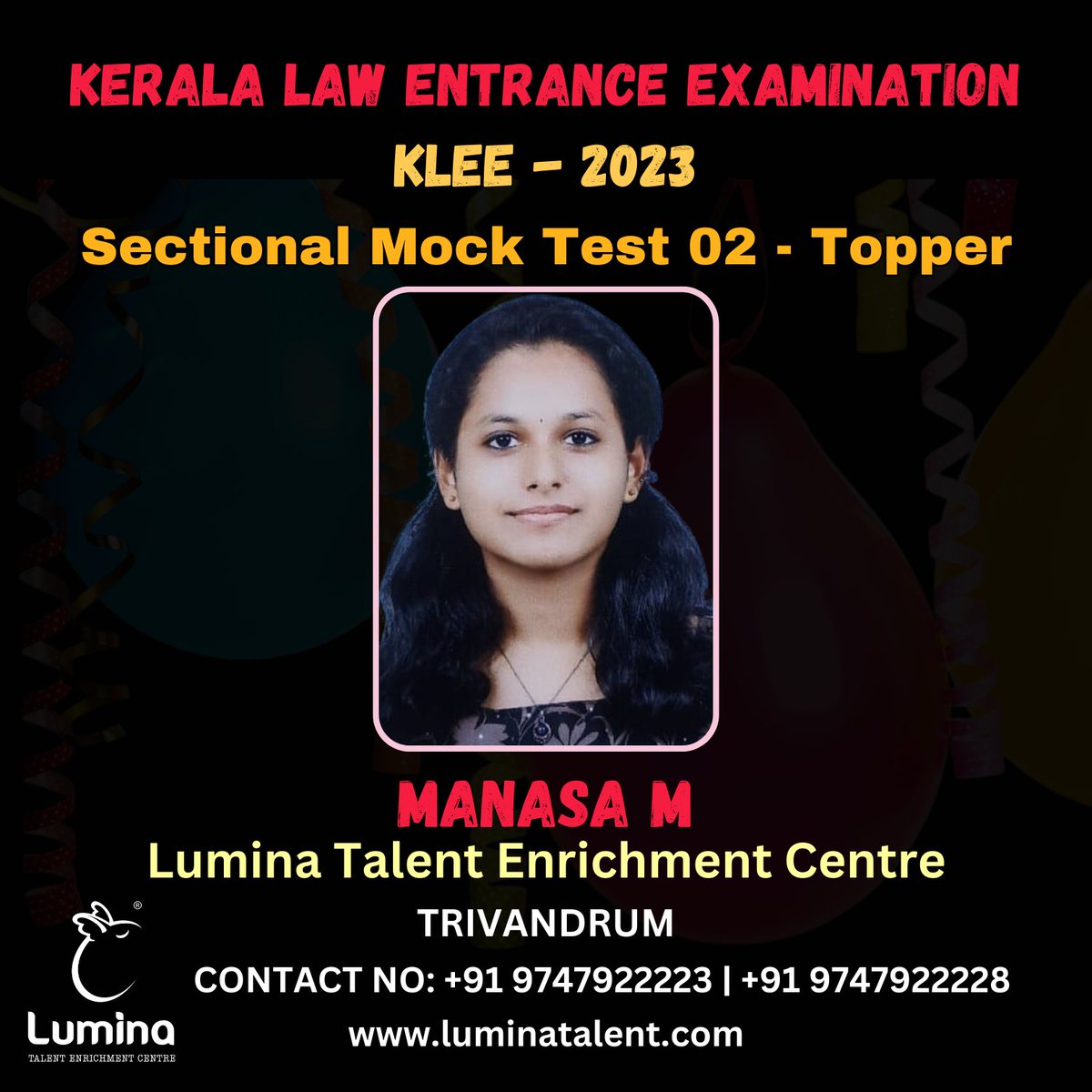 #TopOfTheClass #AcademicAchiever #ToppingTheCharts #HighAchiever #AcademicExcellence #TopScorer #SmartAndSharp #ExcellencePersonified #TopperPride #TopperTriumph #AcademicWhiz #MasteringSuccess #Klee2023 #lumina #trivandrum