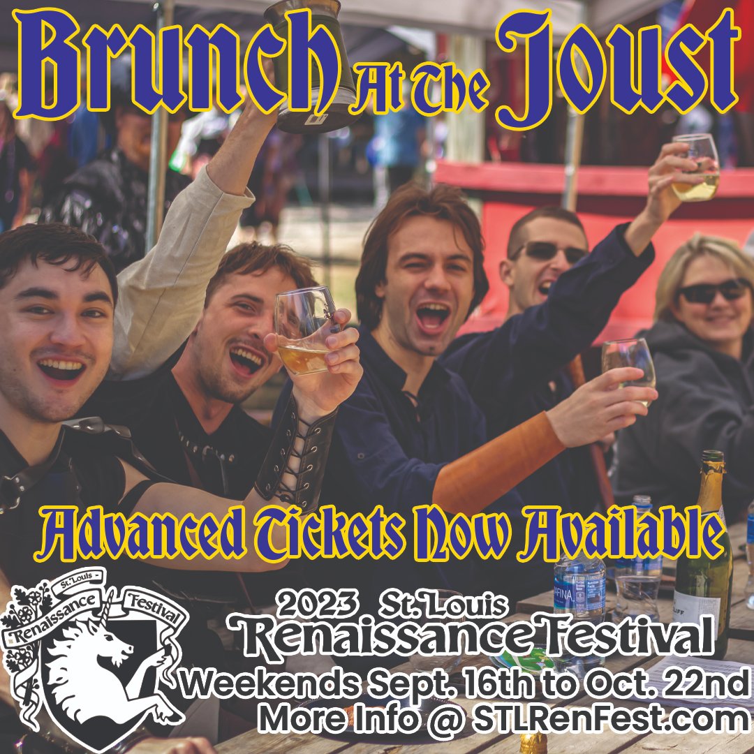 🚨STOP!🚨Get general admission TODAY!
etix.com/ticket/p/34881…
#themedweekends #trending #renaissance #festival #familyfriendly #fairy #fun #fyp #stlrenfest #stlkegsneggs #fooddrive #blooddrive #sponsors #partners #clothingdrive