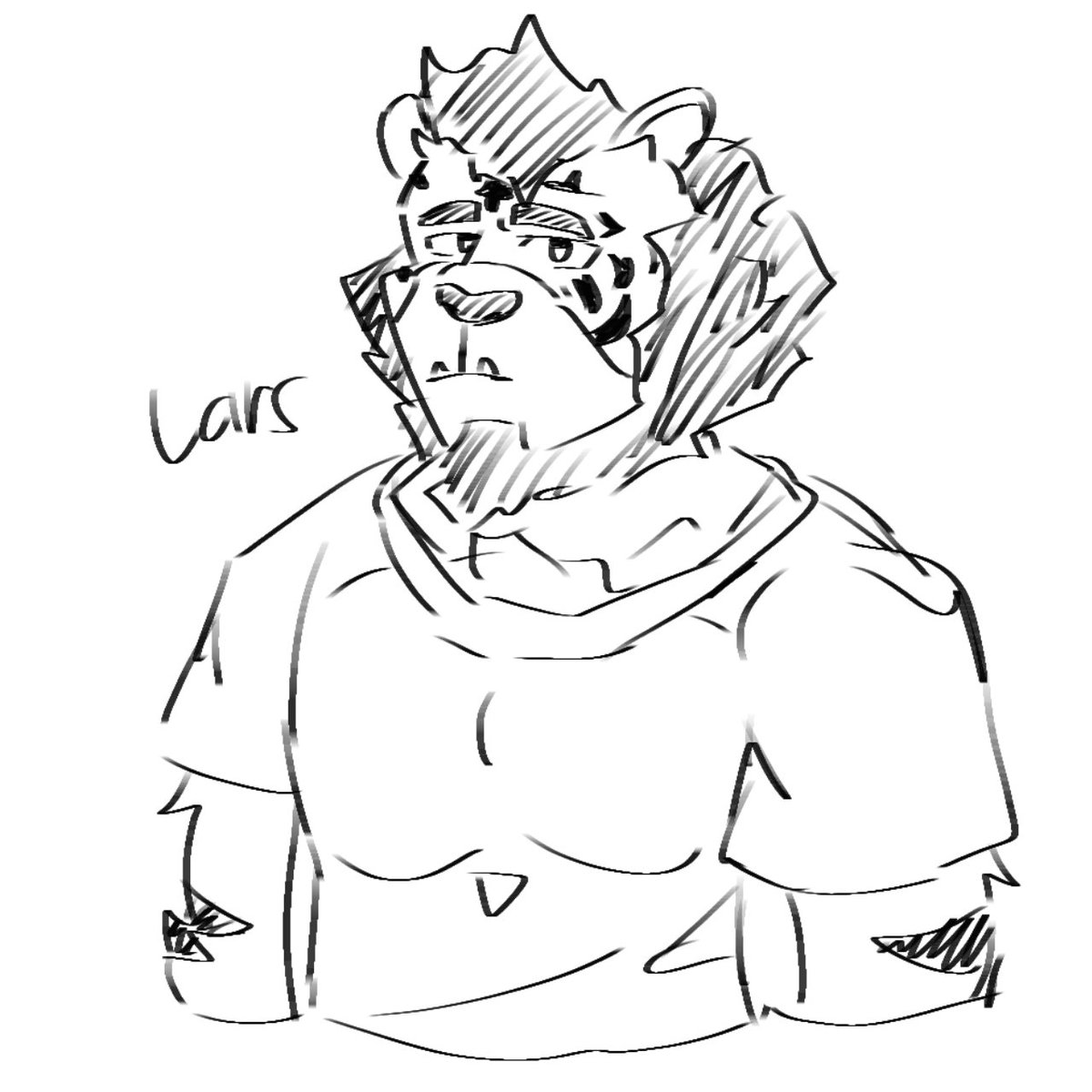 WafeeDaffy's tweet image. Take these doodles of Walter and Lars for today 👉👈🥹

#afterclass #furry