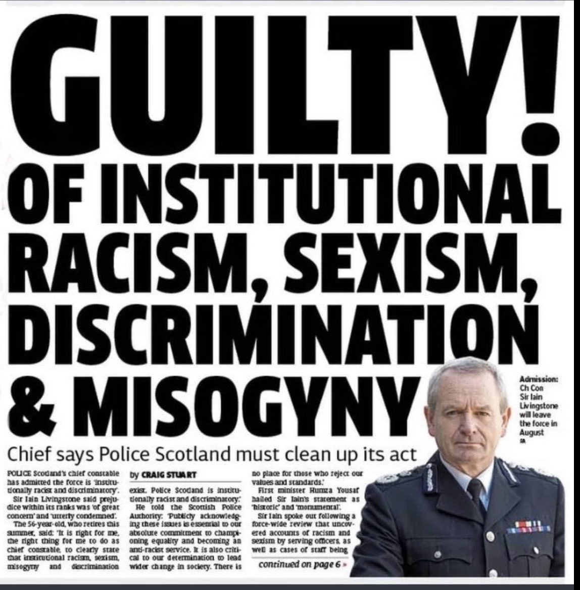 I’m starting to wonder this is something they’re proud of rather than a damning indictment of @PoliceScotland in 2023 following the violent attack on @DarcyWAHF by a TRA. @CC_Livingstone 
#WomenWontWheesht