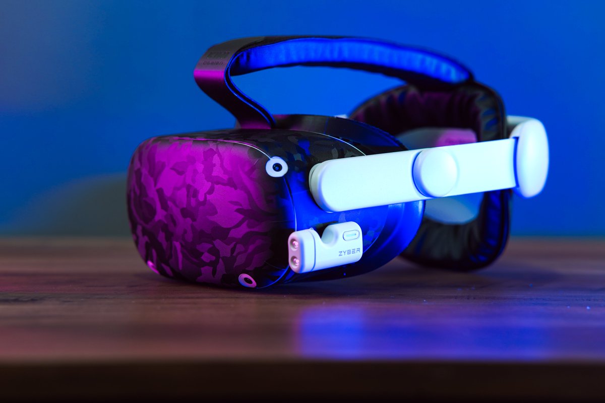 vr_zak's tweet photo. Got my hands on the ZyberVR 3W U-Shaped IR Light - great accessory for VR tracking in low-light conditions! It's a small, lightweight device that attaches easily to your VR headset. Works great with Pico 4, Meta Quest 2, and PSVR2 (just connect to an external power bank). Highly recommend for VR gamers who love playing in the dark or having tracking issues! 👍 #VRGaming #ZyberVR You can purchase it here: https://t.co/yJ3PKiFMp5