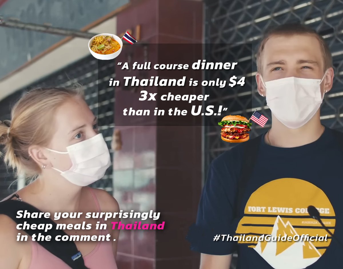 ThailandGuideTH's tweet photo. What’s the surprisingly cheap meals in Thailand?
Leave your thoughts in the comment below.

#ThailandGuideofficial #ThailandGuide #shareyourthoughts #thaifood
#cheapmeals #surprisingly https://t.co/ygDZZVgqLi