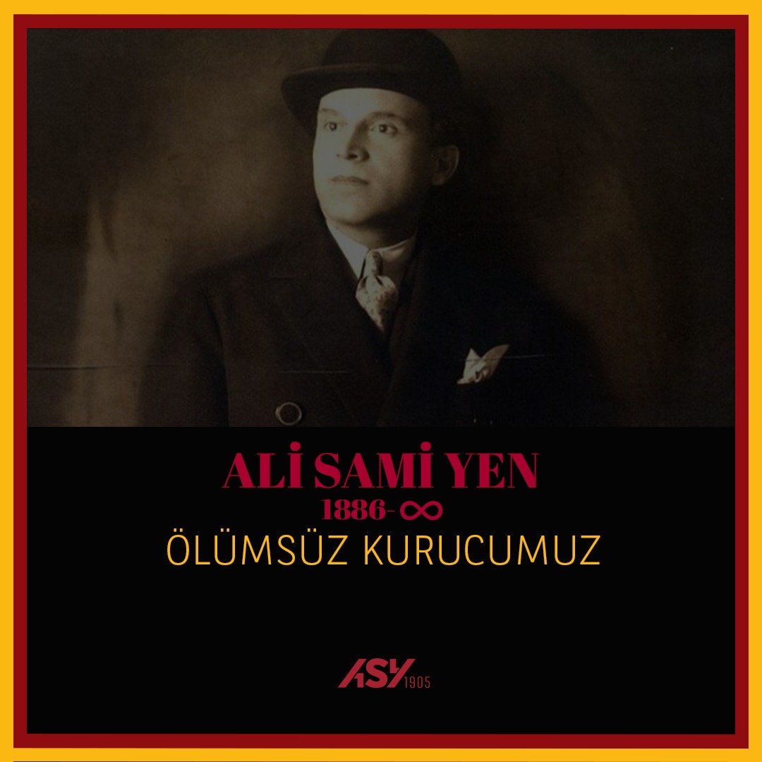 ASY1905Dernegi's tweet photo. Kulübümüzün kurucusu 1 numaralı üyemiz Ali Sami Yen'i ölümünün 72. yıldönümünde sevgi ve saygıyla anıyoruz.
#ASY1905 https://t.co/bxSXFlr2wI