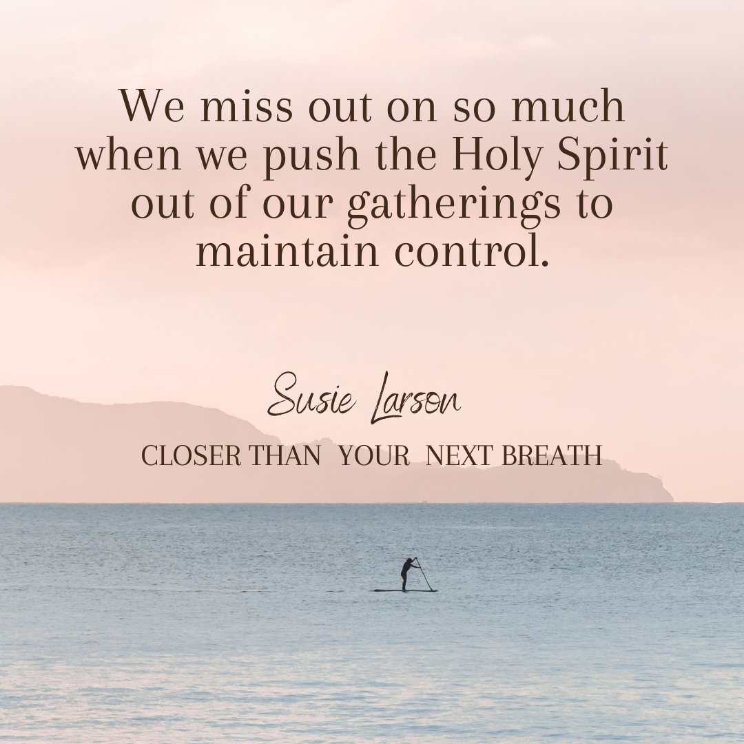 SusieLarson's tweet photo. “Do not quench the Spirit.” -- The word “quench” in this verse means to extinguish, douse, suppress, or stifle.The study note in one of my Bibles reads, “Quenching may be either by an inadequate, chilled response, or an exaggerated, disruptive response.”
~1 Thess 5:19 (NKJV) https://t.co/gFEIiQKl9Z