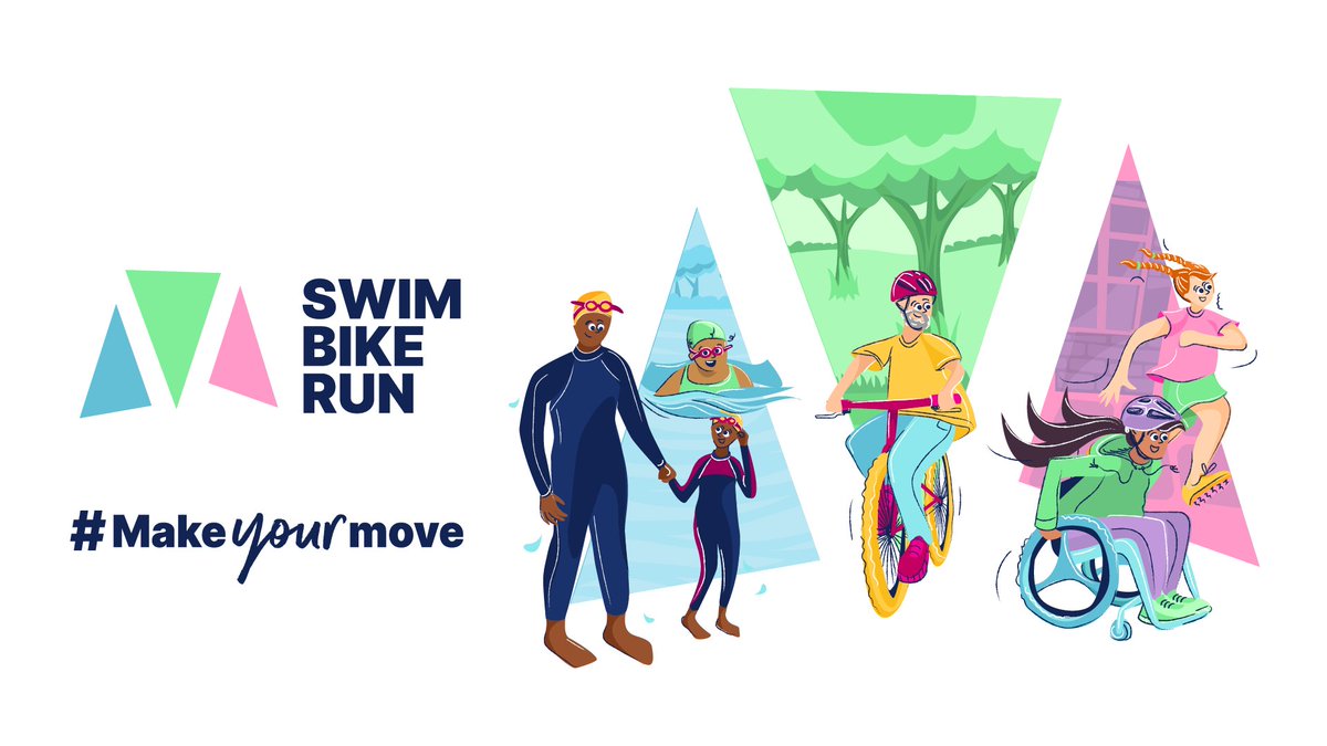 Swim Bike Run has arrived, 
Get ready to #MakeYourMove ➡️ fal.cn/3Aihl