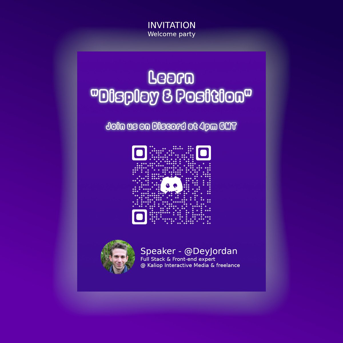 DeyJordan's tweet photo. Greetings, fellow learners! Exciting news! 🎉
Today, I'll be hosting a captivating presentation tailored specifically for #CSS beginners at @OsTutelage 🔥🚀
Our topic of focus: "Display &amp; Position" 📊

#buildinpublic #100DaysOfCode #WebDevelopment #CSSBeginners #LearningIsFun https://t.co/2FC3rEczvV