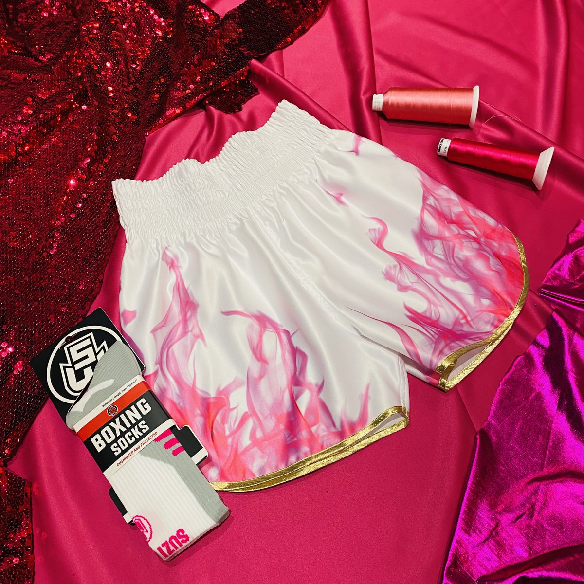 PINK isn't just for Barbie! Grab yourself a new matching boxing kit in the Hottest Colour around! Look Smoking Hot in the Ring for the new season! Fully Customisable!🔥Not seen anything pink enough for you on our website? Book An Appointment today! #barbie #pink #boxing