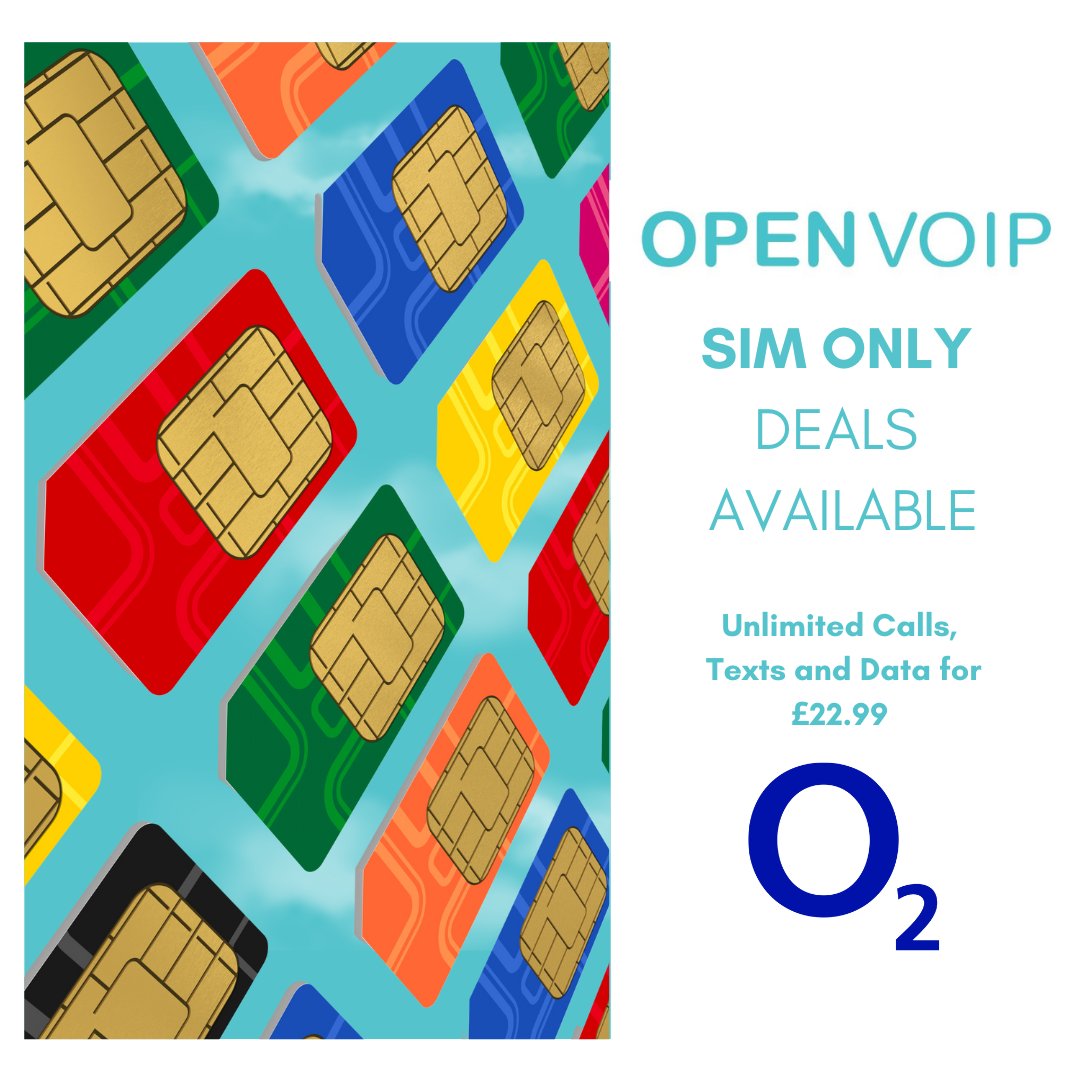 We're excited to announce the launch of our new business offering - great SIM only deals with #O2

Get ready to save BIG on your monthly phone bills and enjoy the freedom of no long-term contracts. Get in touch to find out more! 

#simonly #nocontracts #bigsavings
