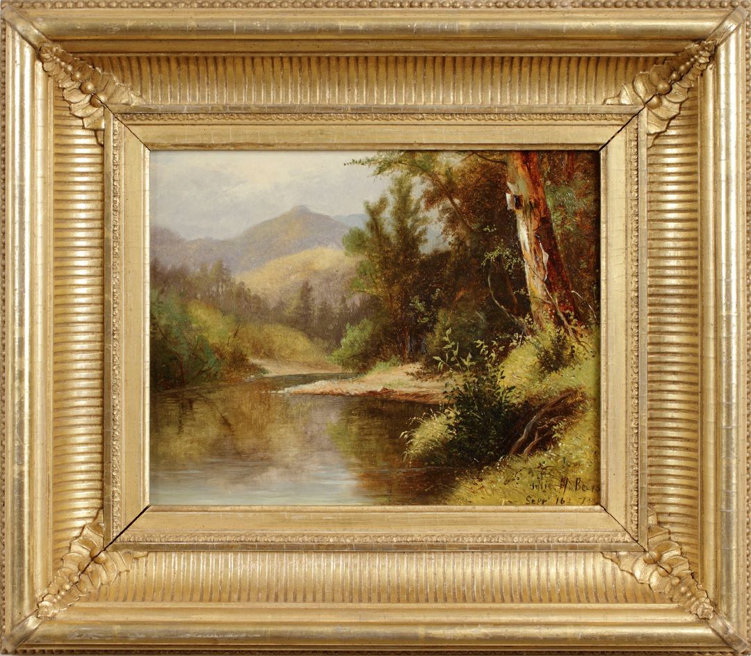 AlbanyInstitute's tweet photo. Last call! It’s the final week to see the exhibition Hudson River School Journeys: Watercolors &amp; Drawings by William Hart &amp; Julie Hart Beers. The exhibition runs through August 6. Julie Hart Beers painted this Adirondack landscape during her stay in Elizabethtown, NY in 1872. https://t.co/644Lj28IhU