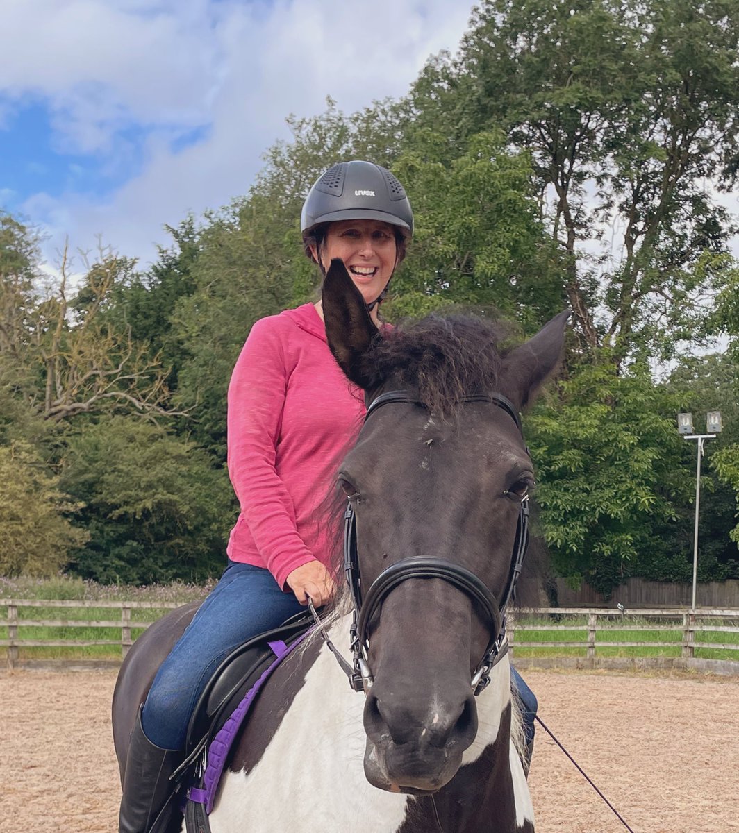 HazzyC's tweet photo. So much fun with Shadow #SaturdayMorning #horseriding #ridinglesson https://t.co/LZrck2FL5T