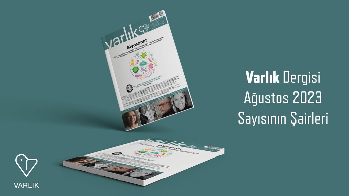 Varlık dergisi Ağustos 2023 sayısının şairleri: Jim Morrison, Ian Anderson, Tahir Musa Ceylan, Kadir Aydemir, Dündar Hızal, Necmi Karkın, Hatice Hamarat, Rezan Çakar, Meva Yağmur, Aziz Nayır.