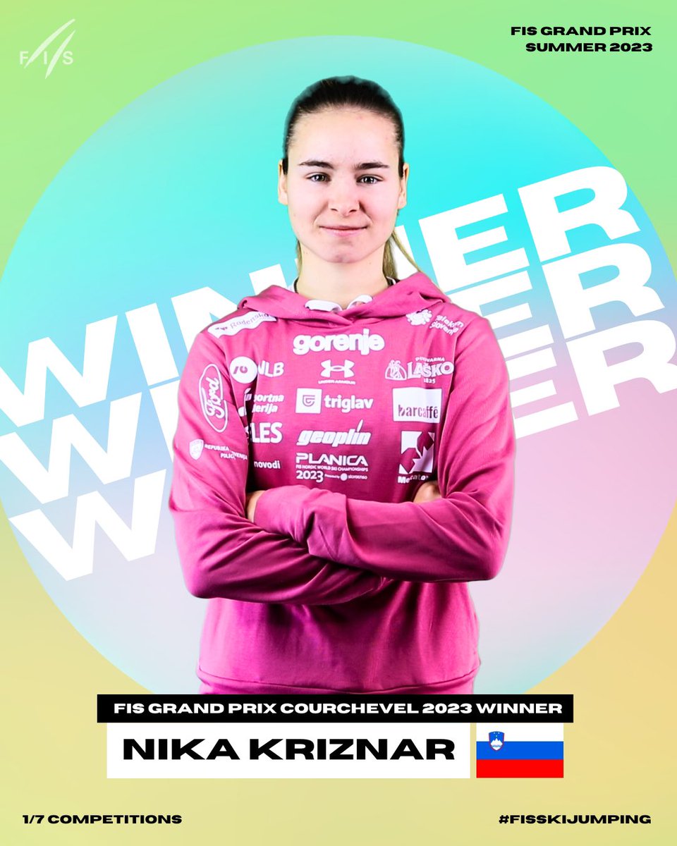 Nika Kriznar wins the first FIS Grand Prix 2023 competition in Courchevel🏆

🥇 Nika Kriznar 🇸🇮
🥈 Sara Takanashi 🇯🇵
🥉 Alexandria Loutitt 🇨🇦

#fisskijumping #skijumpingfamily #grandprix #grandprix2023
