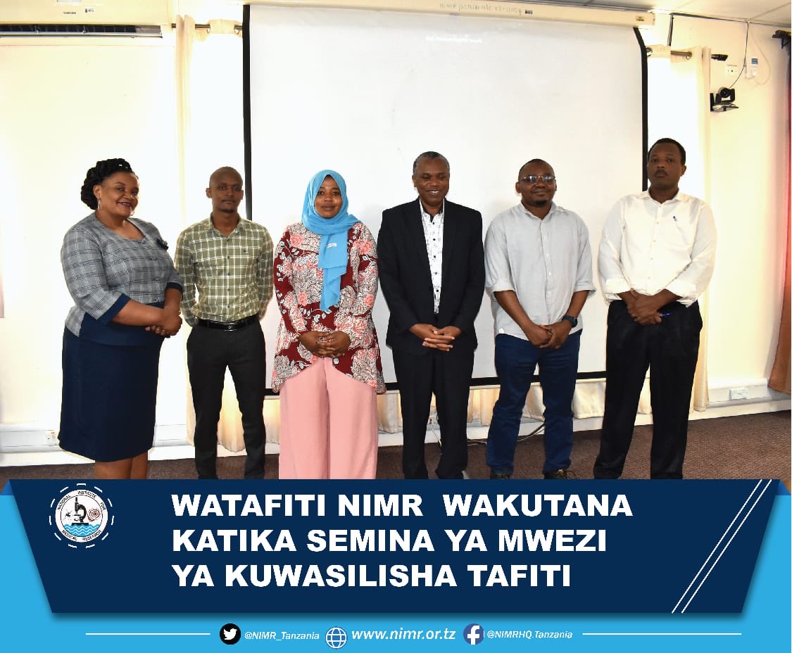 NIMR_Tanzania's tweet photo. https://t.co/XfWxTBrL32