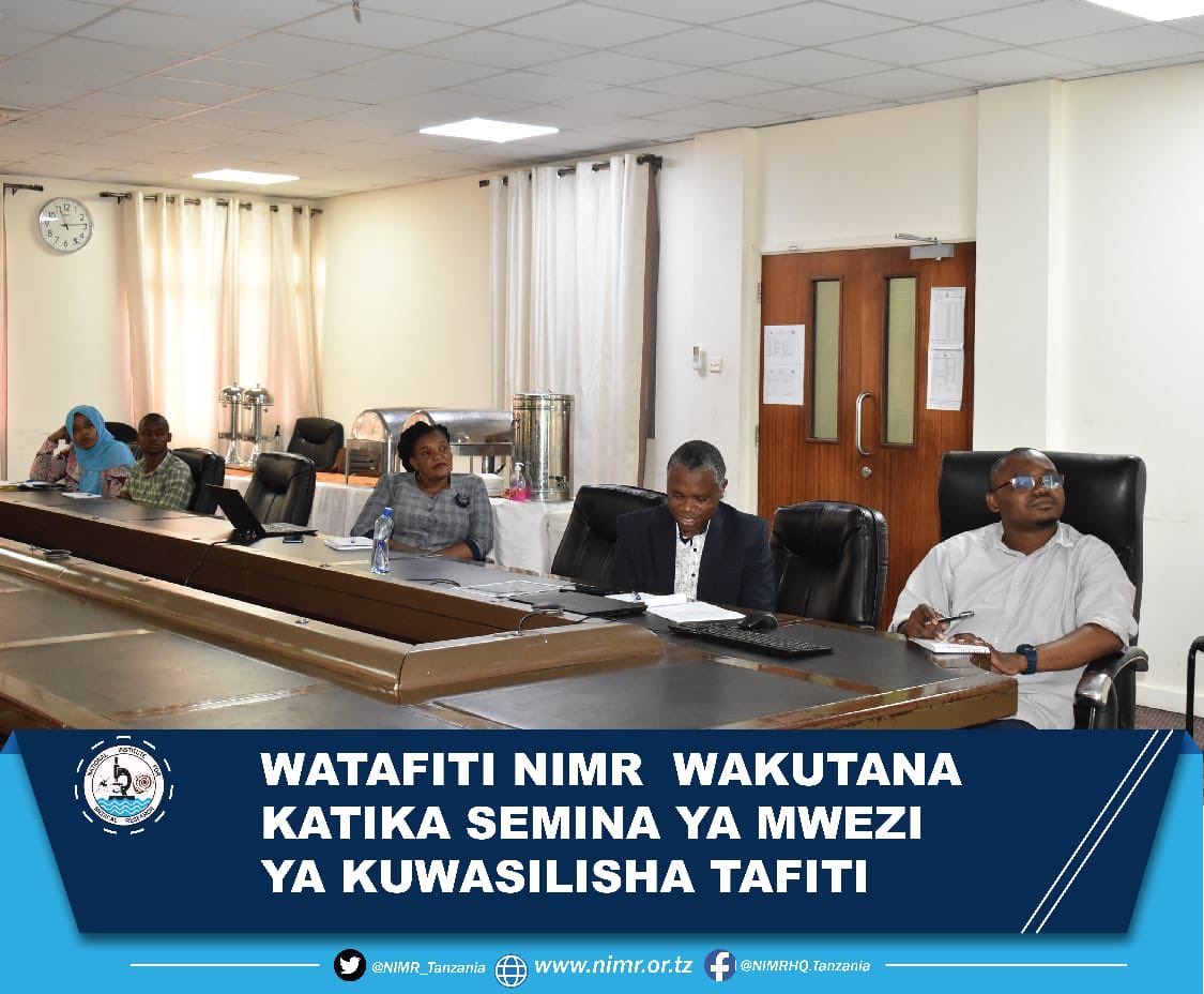 NIMR_Tanzania's tweet photo. https://t.co/XfWxTBrL32