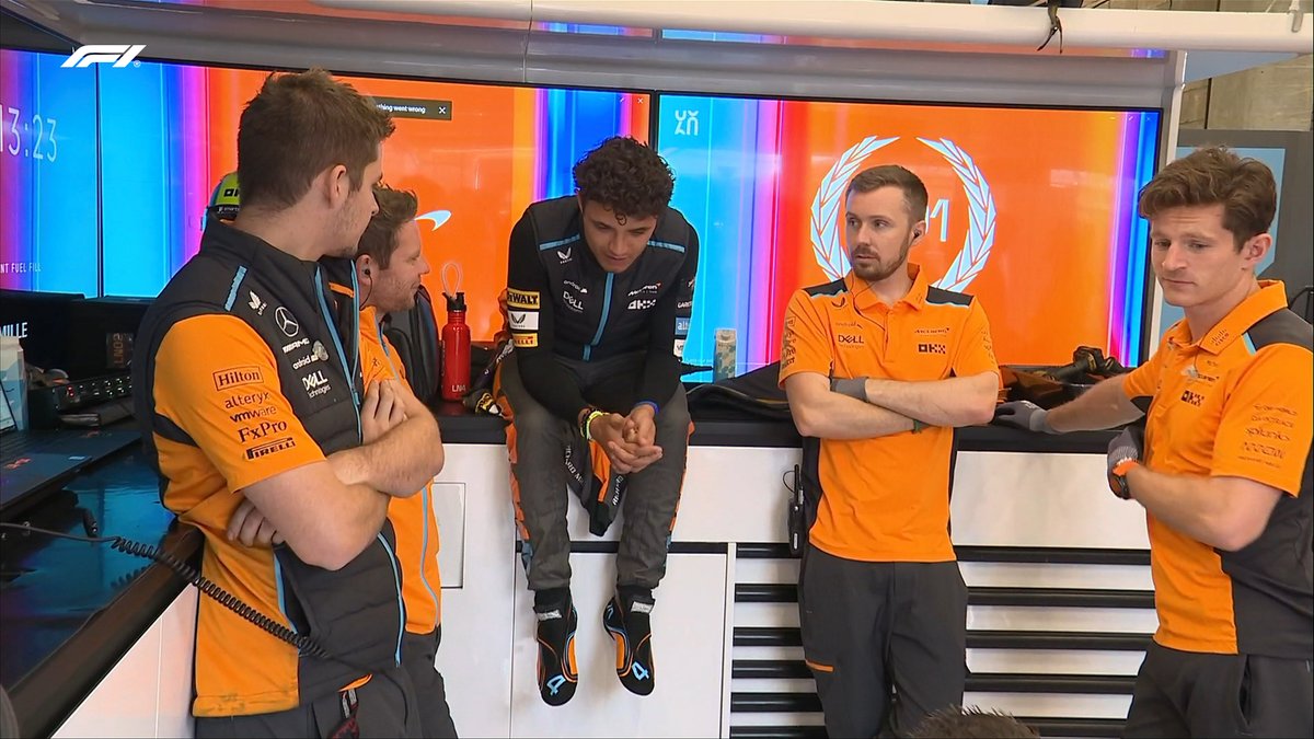 F1's tweet photo. A top-drawer performance from @LandoNorris so far

#BelgianGP #F1Sprint https://t.co/z1Or1MnqYq