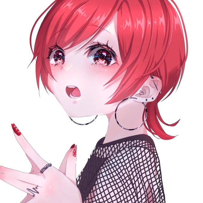 アイコンの子リメイクしてみた  #イラスト