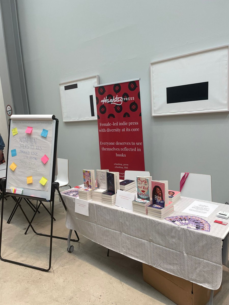 We are at <a href="/CampYAFEST/">CAMP YA</a> this weekend! Come and say hi, grab a YA book for £5 with some bookish goodies. Also if you give us the best relationship advice you can win a special editon of Ten Steps To Us by Attiya Khan! 
<a href="/Hashtag_Blak/">Hashtag BLAK</a>

#CampYA
#yaauthors
#diversebooks