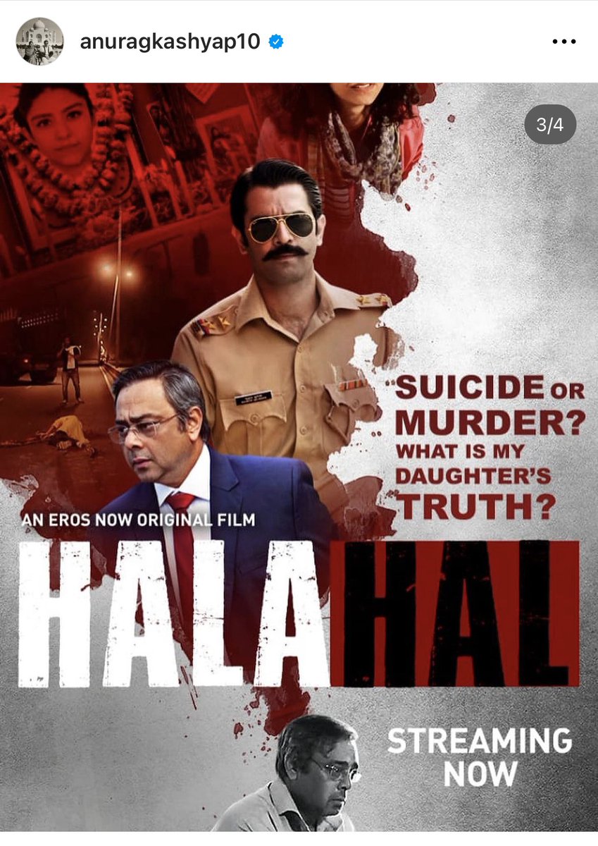 A1111_111's tweet photo. anurag kashyap IG 

@BarunSobtiSays #BarunSobti𓃵 #BarunSobti ❤️ #Kohrra #halahal 
https://t.co/mXslkzcrSI https://t.co/PyWqtm6ypv