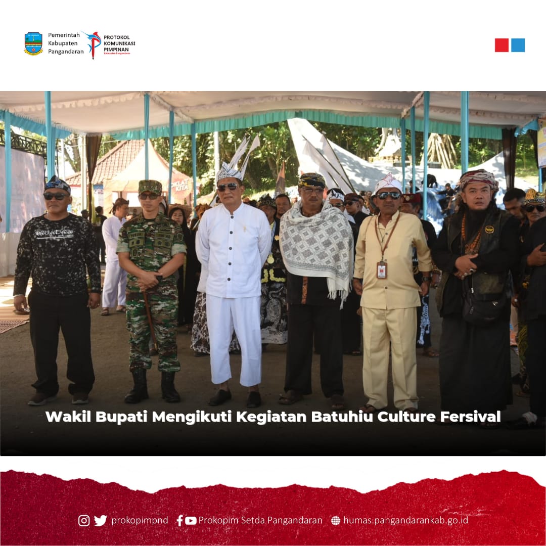 prokopimpnd's tweet photo. Wakil Bupati Pangandaran, H. Ujang Endin Indrawan turut memeriahkan acara Batuhiu Culture Festival bersama para warga Desa Ciliang di objek wisata Pantai Batuhiu. Jum'at, (28/07/2023). https://t.co/3vLEmHfJla