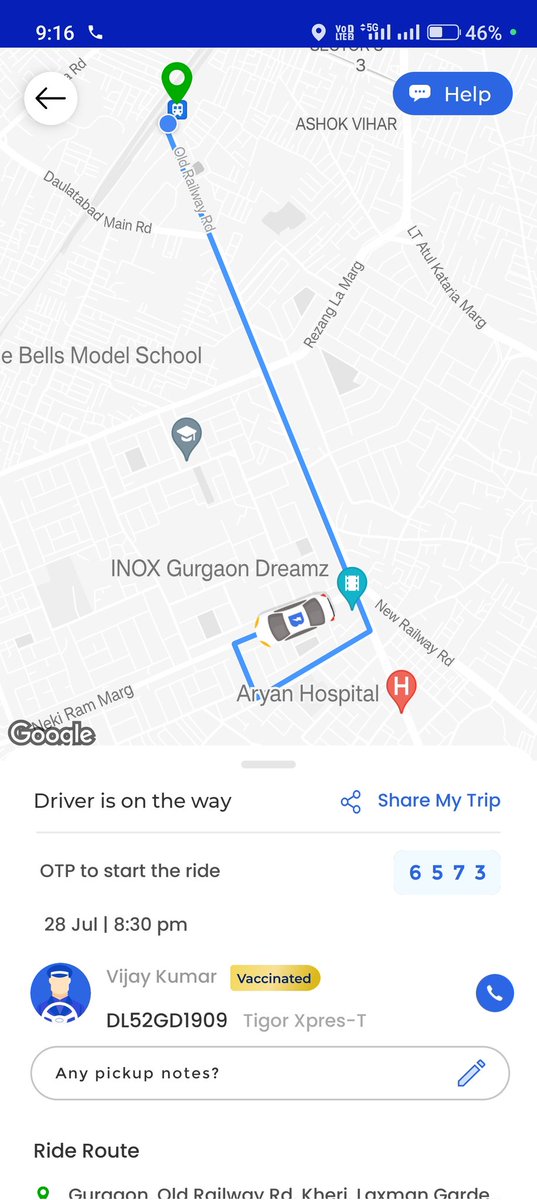 AkshyaKumar_'s tweet photo. Dear @BluSmartIndia,

I had booked Blusmart cab from gurgaon for 8.30 PM, it was advance booked at 2.30 PM on 28 Jul 23.
I was struggling and waiting at the station for cab, it was 9.30 but cab not received and nor driver was picking up phone.
I complaint to customer care, https://t.co/NwgOkgstKC
