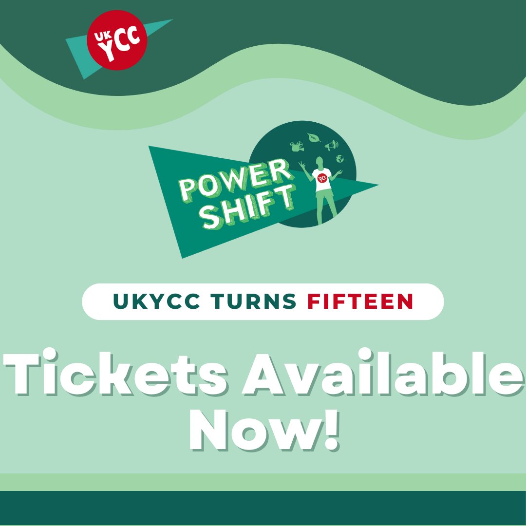 UKYCC is turning fifteen! Join us for a day of talks and workshops on climate justice and celebrate everything we have achieved over the last fifteen years! Get your tickets now 👇 eventbrite.co.uk/e/power-shift-…