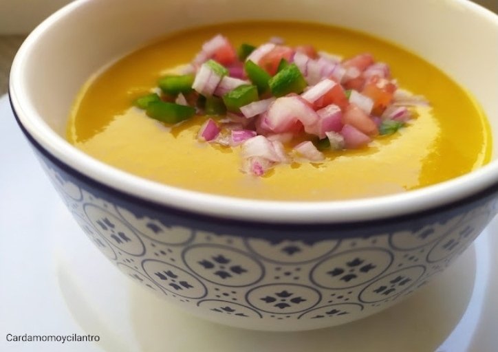Gazpacho de mango a la cúrcuma.

#Receta

cardamomoycilantro.blogspot.com/2022/04/gazpac…
