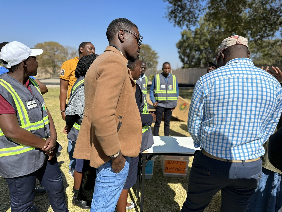 toneo1st's tweet photo. #electionstraining Let me confess!
Today as media practitioners we underwent a @ZECzim training session where they simulated voting day, stage by stage, process by process !
This is the most rigging tight system, a poll based polling station CAN NOT BE RIGGED!
Rigging will only happen when you do not have your polling agents present, monitors or observers at polling stations, hence you can not speak of an outcome, a process you did not oversee!
The results of the polling station once agreed and signed are then placed outside the polling station as a sealed and agreed outcome!
Where agents are not under any duress, and fully present and agreed to the outcome, itβs binding!
So if there is rigging the process is done before or after the polling station
Voter intimidation, polling station movement, voters roll, structured village voting, voter apathy, and gerrymandering could be such fears not the actual voting process!
Processes before actual voting and those after voting of collecting presidential votes for the constituency could be other grey areas!
Once a vote is confirmed and recorded in the polling station, the outcome of it may be as concrete as the result.
#media
@Zim_Media_Com
@ZECzim
@unescoROSA
@UNDPZimbabwe
@euinzim
@FranceZimbabwe