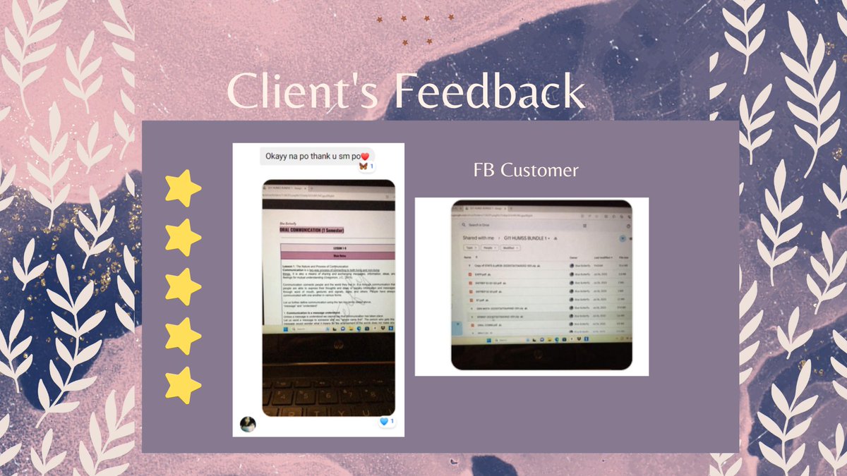 notesbyblue's tweet photo. ✨FEEDBACK FROM CUSTOMERS✨
#bluebutterfly #notesbyblue #shsnotes #studytwt  #affordablenotes #g11notes #stem #humss #abm https://t.co/tLDCMci0sa