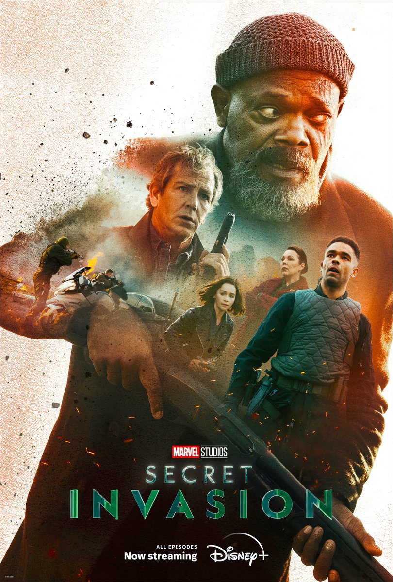 theKomixBro's tweet photo. NEW Secret Invasion [4K HIGH-RES] OFFICIAL POSTER!

💥LIKE &amp; RETWEET💥

#4K #MCU #Giah #Skrull #Gravik #Skrulls #Rhodey #NickFury #SuperSkrull #Avengers #EmiliaClarke #MoviePoster #MarvelStudios #SecretInvasion #SecretInvasionFinale https://t.co/W4yNeUaBbJ