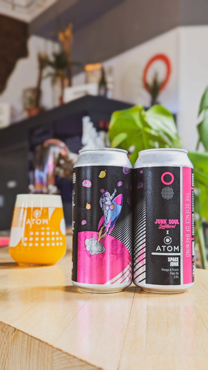 Atom - Hull (@atombarhull) on Twitter photo Space Junk has landed! 🚀 <a href="/atombeers/">Atom Beers</a> newest collab with the wonderful Junk Soul Smothered, the resident kitchen at our sister bar <a href="/AtomBarBeverley/">Atom - Beverley</a>!! This bad boy contains all of your mango & peach dreams and just look at that can design? How can you say no 😍 Space Junk has landed! 🚀 <a href="/atombeers/">Atom Beers</a> newest collab with the wonderful Junk Soul Smothered, the resident kitchen at our sister bar <a href="/AtomBarBeverley/">Atom - Beverley</a>!! This bad boy contains all of your mango & peach dreams and just look at that can design? How can you say no 😍