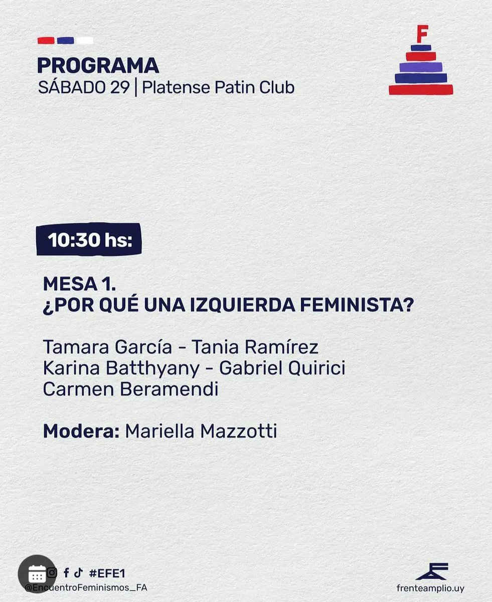 CGeneroFMaldo's tweet photo. Hoy arranca el #EFE1 en el Platense Patín Club. Desde Maldonado vamos con una delegación de más de 30 mujeres. Podés seguir la transmisión en vivo por FATV por YouTube. 9:00 apertura, 10:30 ¿Porqué una izquierda feminista? 11:30 ¿Qué enfoques es necesario incorporar?
#EFE1 https://t.co/ldofEg5cgS