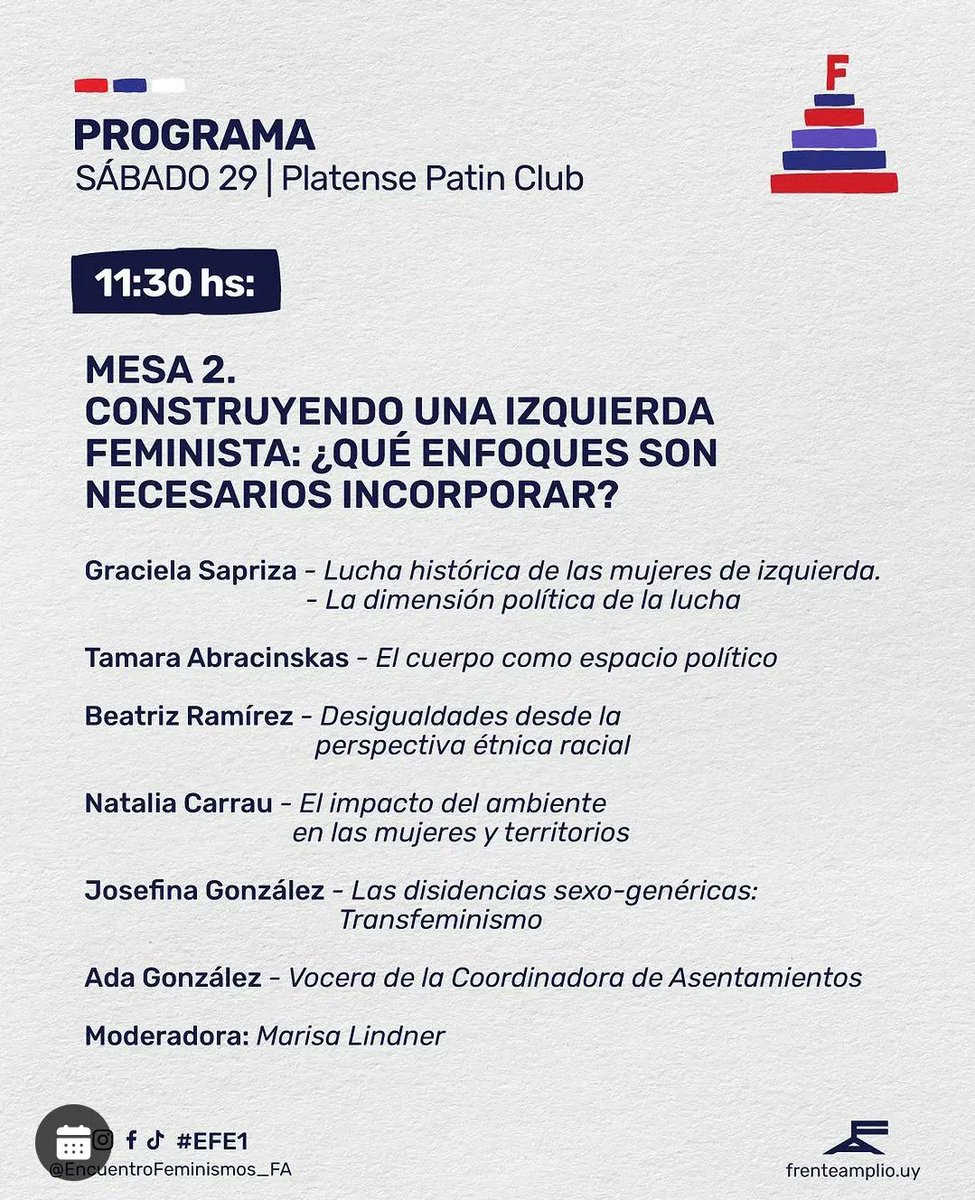 CGeneroFMaldo's tweet photo. Hoy arranca el #EFE1 en el Platense Patín Club. Desde Maldonado vamos con una delegación de más de 30 mujeres. Podés seguir la transmisión en vivo por FATV por YouTube. 9:00 apertura, 10:30 ¿Porqué una izquierda feminista? 11:30 ¿Qué enfoques es necesario incorporar?
#EFE1 https://t.co/ldofEg5cgS
