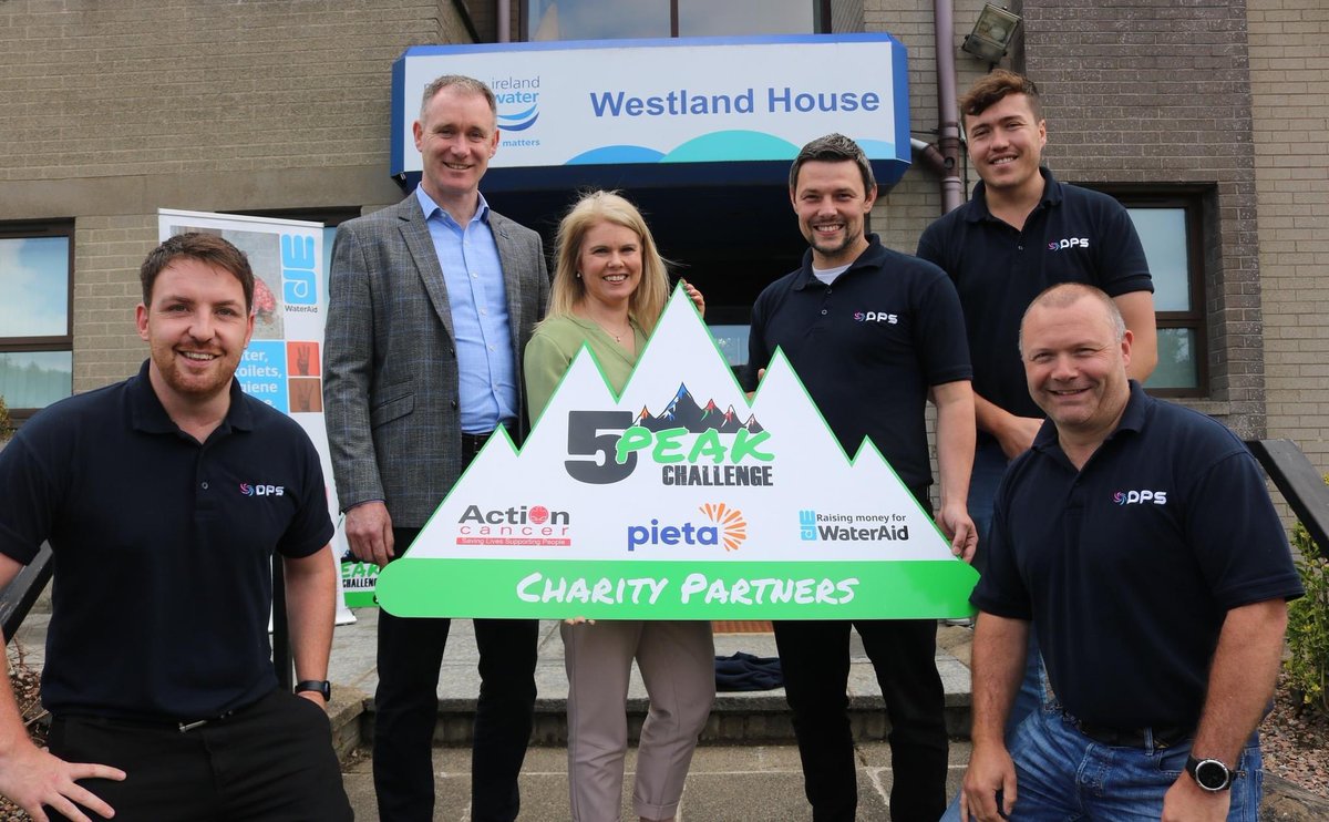 DPS (@dps_water) on Twitter photo There's under 2wks until our #5PeakChallenge gets underway & with <a href="/WaterAidUK/">WaterAid UK 💦</a> 1 of 3 charities to benefit, we were thrilled that WaterAid NI President & CEO of <a href="/niwnews/">Northern Ireland Water</a> Sara Venning joined us to hear more about our fundraising efforts!
Donate & track us ➡️
5peakschallenge.ie There's under 2wks until our #5PeakChallenge gets underway & with <a href="/WaterAidUK/">WaterAid UK 💦</a> 1 of 3 charities to benefit, we were thrilled that WaterAid NI President & CEO of <a href="/niwnews/">Northern Ireland Water</a> Sara Venning joined us to hear more about our fundraising efforts!
Donate & track us ➡️
5peakschallenge.ie
