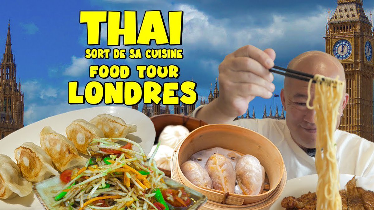 Voila les amis!! Le deuxième episode de « Thaï sort de sa cuisine » est disponible sur YOUTUBE et pour cet épisode on est parti à Londres !!
Bon visionnage 😉

youtu.be/iX50o0mD38o