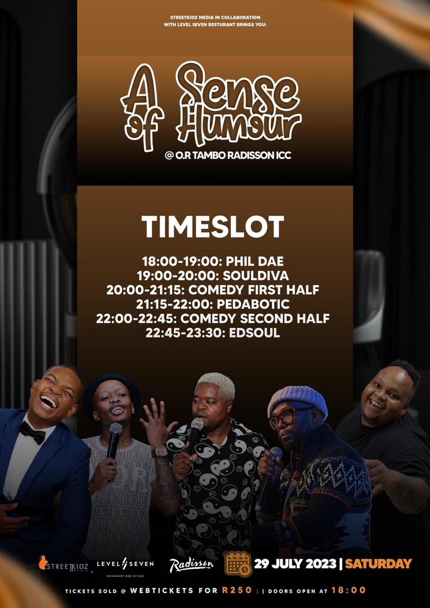 sixft7latina's tweet image. Timeslot already out, it&apos;s happening #ASenseOfHumor