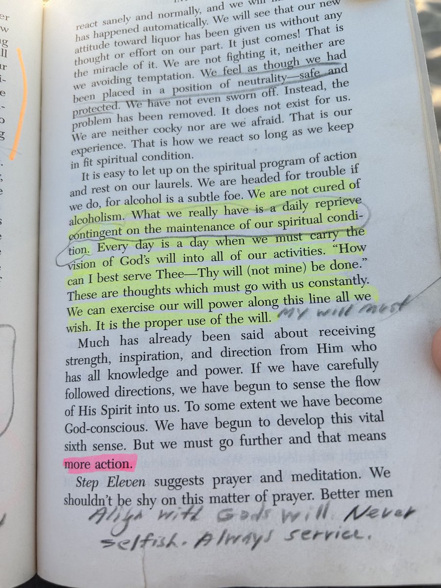 addictcoaching's tweet image. “We are not cured of alcoholism. What we really have is a daily reprieve contingent on the maintenance of our spiritual condition.” #recoveryposse #thebigbook #sobriety