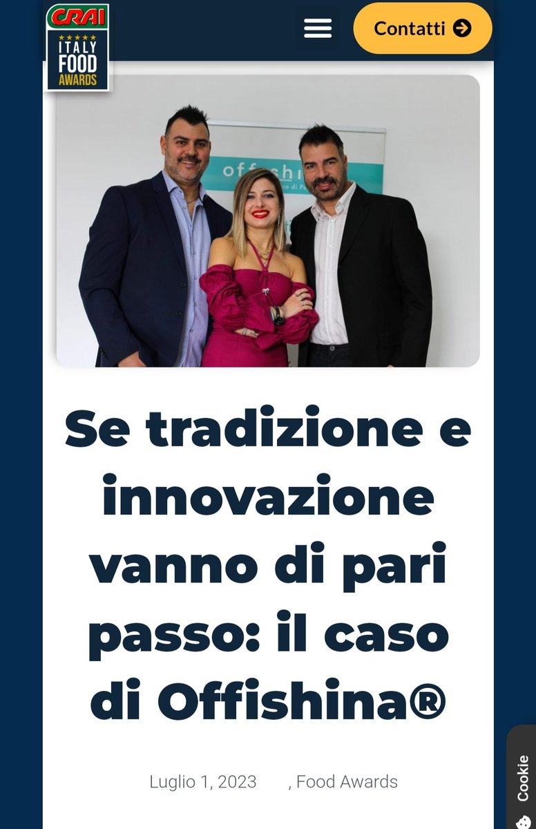 offishina's tweet photo. Un nuovo articolo su Offishina® scritto da Francesco Bocchini.
Grazie Italy Food Mag per l'attenzione che ci avete dedicato.

https://t.co/bc1uWllNIF
#offishina
#intervista #innovazione #food #foodblogger #Foodie #cheflife #chef #rivista #italyfood https://t.co/MDMBgzyyMq