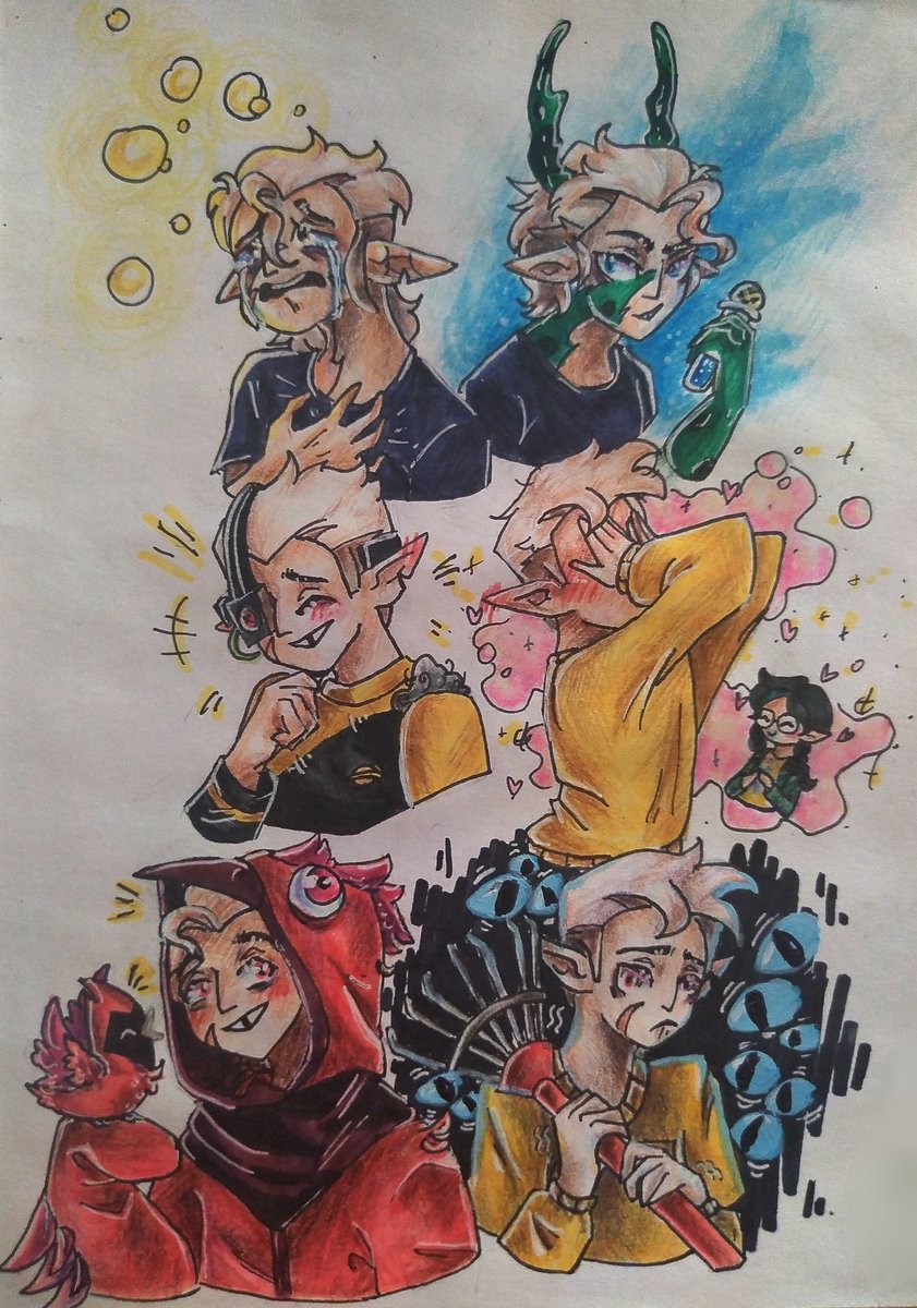 Drogini69's tweet photo. 🐺Good but sad boy🐦

#TheOwlHouse #theowlhousefanart #Hunter #huntertoh #art #Fanart #traditionalart https://t.co/b5YhNxMiVm