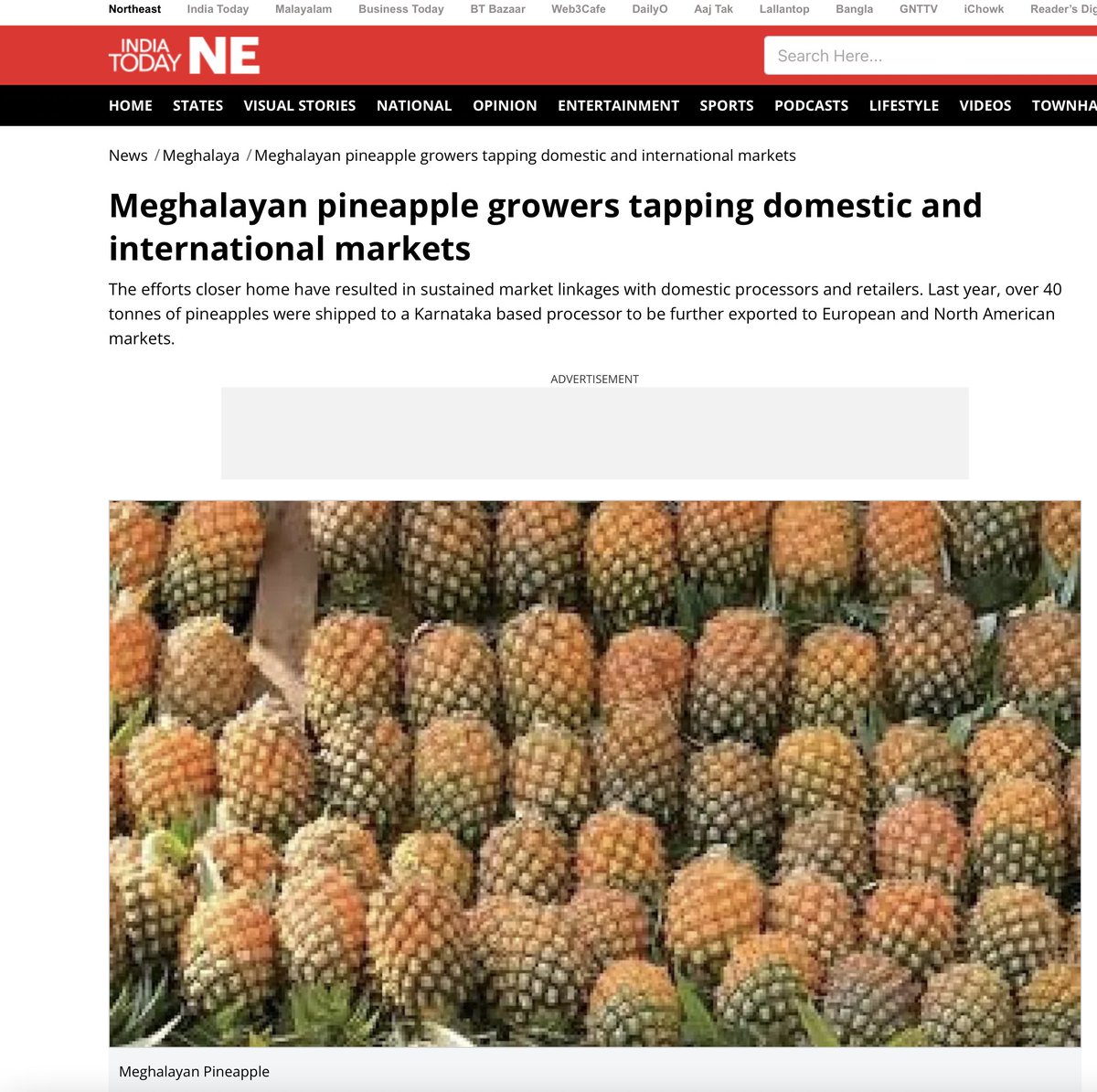 mbda_meghalaya's tweet image. Umdihar IVCS Ltd , Ri Bhoi highlighted in @IndiaTodayNE for remarkable initiative. Read the complete article below:  
indiatodayne.in/meghalaya/stor…

#MLAMP #IVCS @IFADSouthAsia #RiBhoi #EastGaroHills