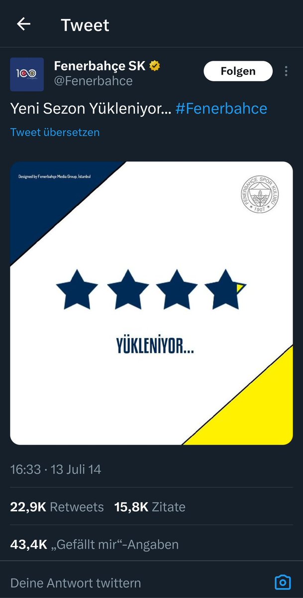 TerrorTheLegend's tweet photo. @GS_Koreli @lemarkespors 3 Yıldızlı Logo varken 5 nerden çıktı https://t.co/wf8MMlHJyz