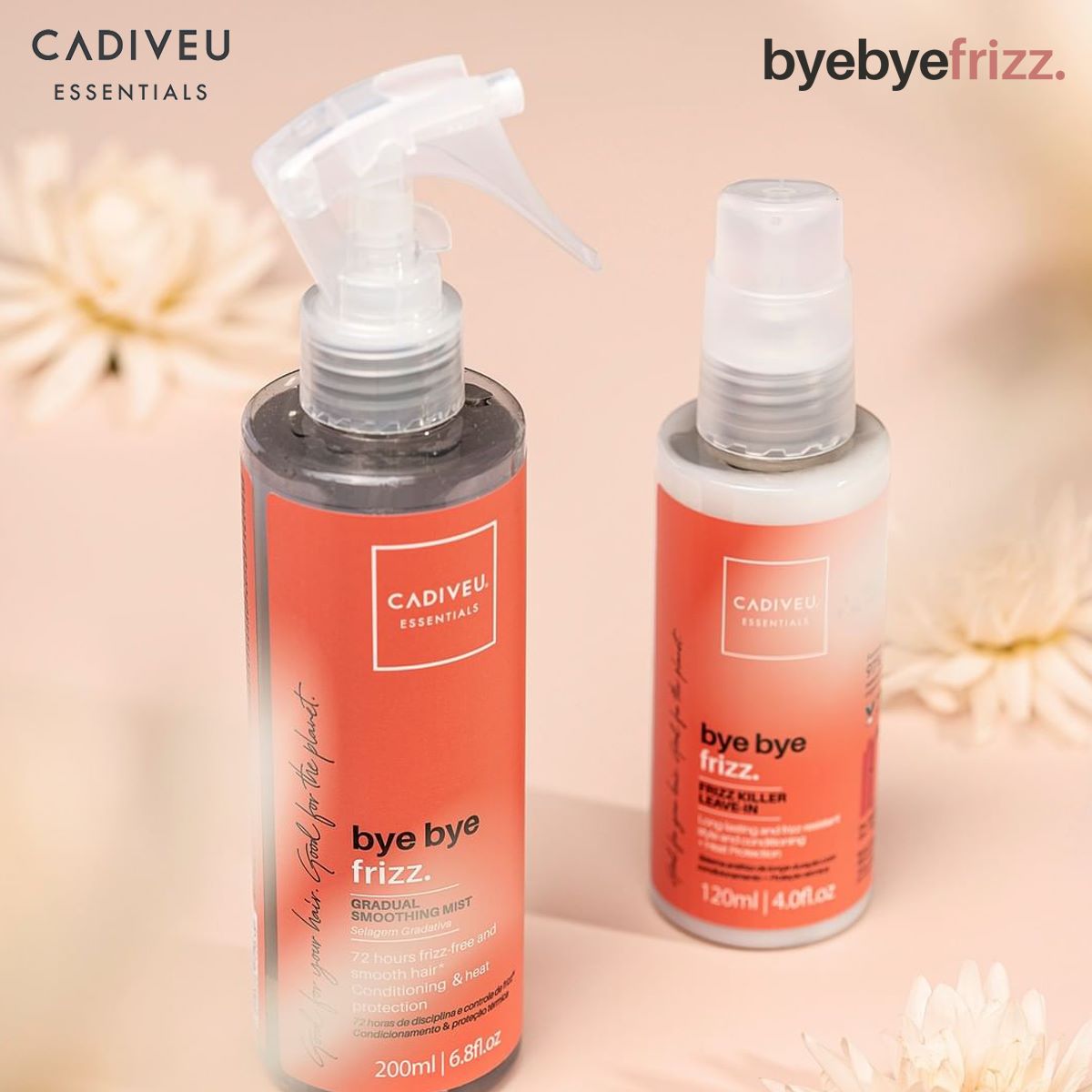 Give your hair the nutrition it needs and lock in smoothness by using Bye Bye Frizz.
#ByeByeFrizz #CadiveuEssentials #Shampoo #Mask #LeaveIn #PetaApproved #HairGoals #FrizzFreeHair #HairCare #SmoothHair #CadiveuIndia #CadiveuLovers #Cadiveu